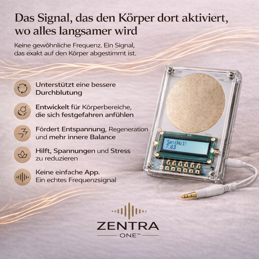 ZENTRA One™ – Das Signal, das Ihren Körper neu aktiviert